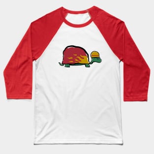 Racing Turtle Baseball T-Shirt